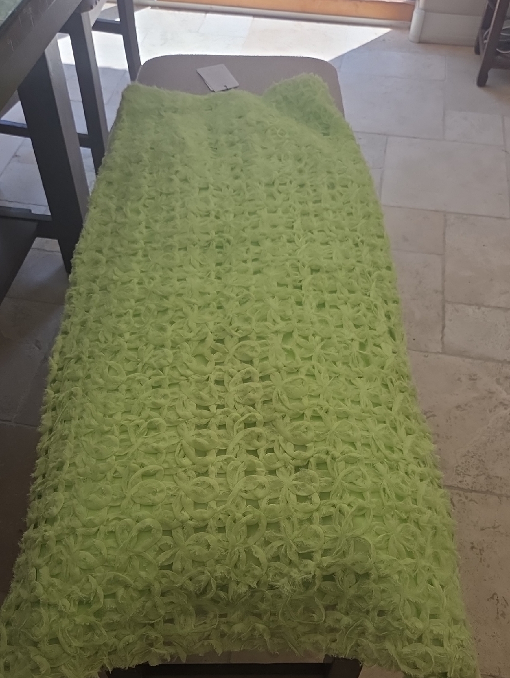Aje Lime Green Textured Dress - Picture 2 of 6